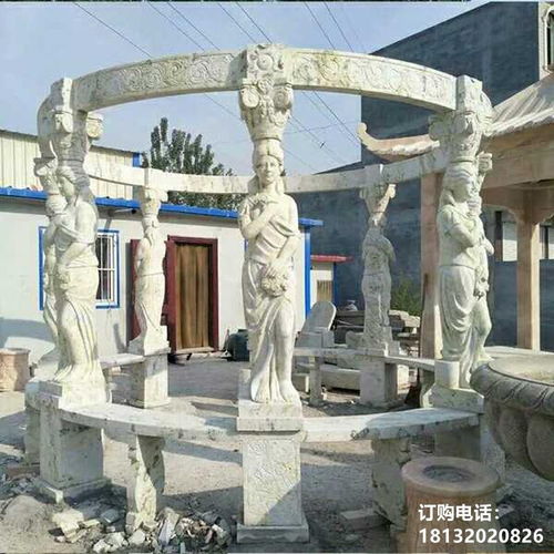 石雕漢白玉涼亭 武威石頭涼亭雕塑加工廠的專業工藝與藝術之美