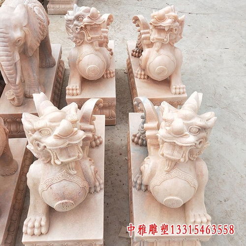 石雕青石貔貅 攀枝花石頭貔貅雕塑加工廠的專業(yè)工藝與藝術價值