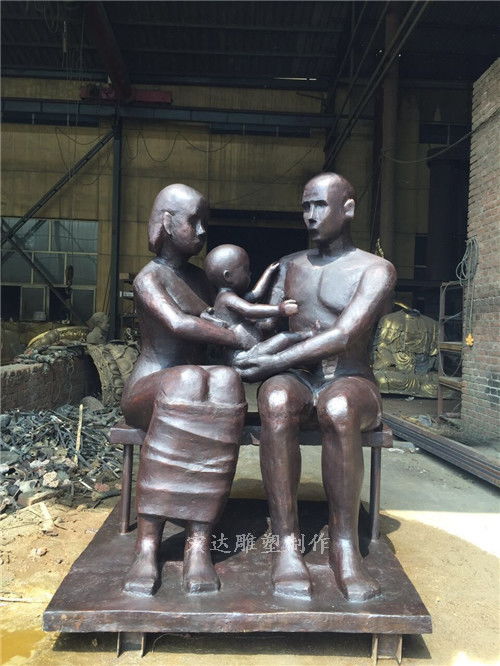 小品銅雕塑與人物擺件 城市公共空間的藝術點綴